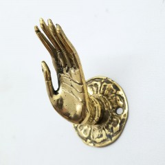 HAND BUDDHA BRONZE GOLD COLOR LEFT 